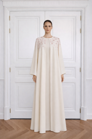 İşlemeli Abaya