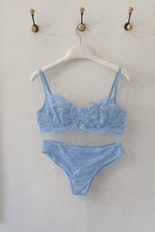 Baby Blue Lingerie Set