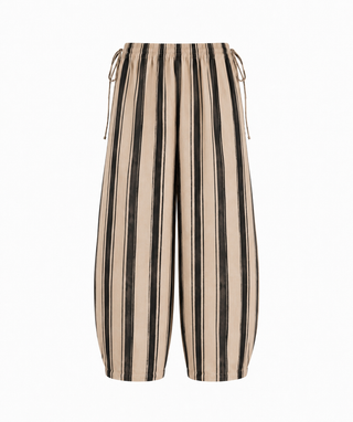 Maius Çizgili Leg Pantolon
