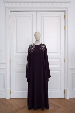 Pelerin Kol Abaya Elbise