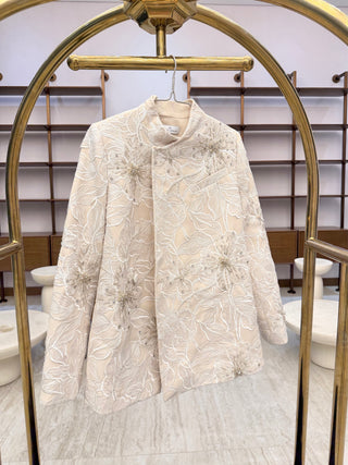 Kordone İşlemeli Ceket