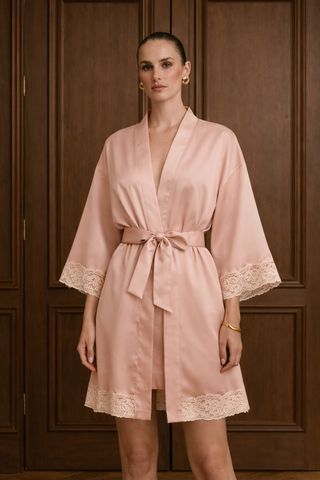 Silk Trim Robe