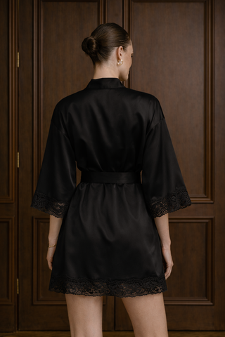 Silk Trim Robe