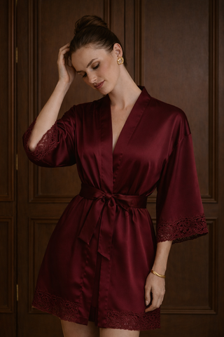 Silk Trim Robe