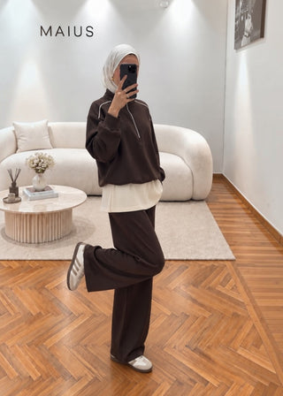 Maius Cozy Spor Takım - Koyu Kahve