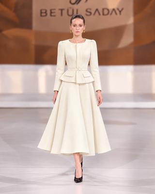 Kemerli Peplum Ceket - defile