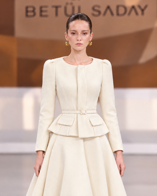 Kemerli Peplum Ceket - detay